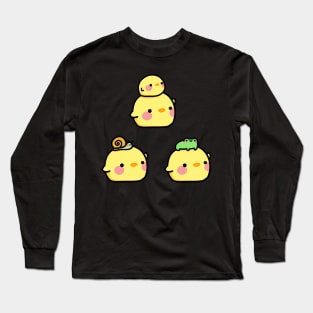 Cute ducks set Long Sleeve T-Shirt